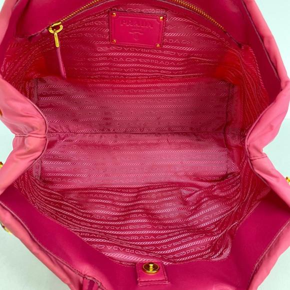 Prada tote bag nylon pink ladies - Picture 4 of 12